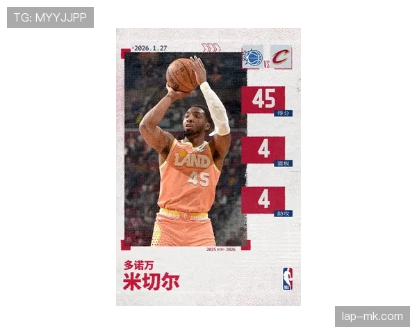 多诺万·米切尔突破拉开空间提升湖人关键时刻得分效率